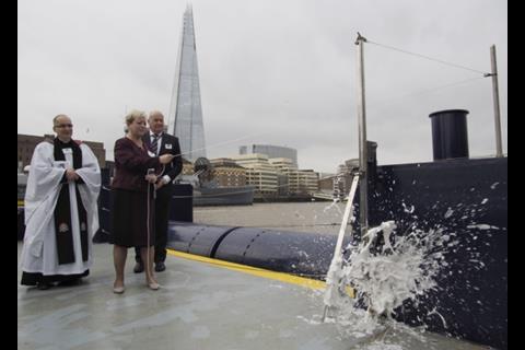 'London Titan' was officially launched on 3rd December 2015, but has seen some unofficial light duties since her first airing at Seawork International in June